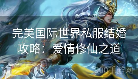 完美国际世界私服结婚攻略：爱情修仙之道